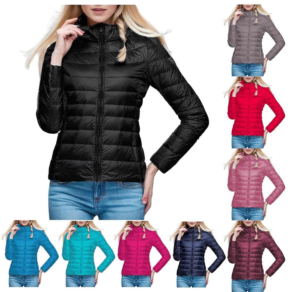 Amazon.com: Weinexra Women's Lightweight Puffer Jacket